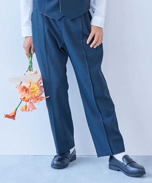 devirock（デビロック）の「フォーマル ロングパンツ（スラックス・キッズ・ブラック/ダークネイビー/チャコール・100cm/110cm/120cm/130cm/140cm/150cm/160cm）」の3枚目の写真