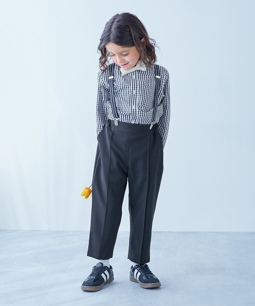 devirock（デビロック）の「フォーマル ロングパンツ（スラックス・キッズ・ブラック/ダークネイビー/チャコール・100cm/110cm/120cm/130cm/140cm/150cm/160cm）」の4枚目の写真