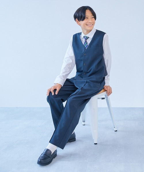 devirock（デビロック）の「フォーマル ロングパンツ（スラックス・キッズ・ブラック/ダークネイビー/チャコール・100cm/110cm/120cm/130cm/140cm/150cm/160cm）」の11枚目の写真
