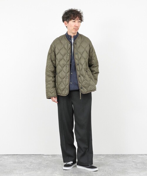 NOLLEY’S(ノーリーズ)の「スタンドカーディガン 25AW(カーディガン/ボレロ・メンズ・グレー系その他/ブルー/ネイビー/パープル・S/M/L)」の14枚目の写真