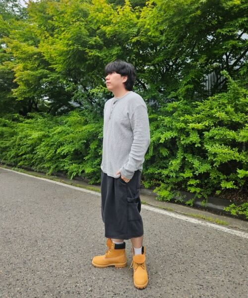 LEMAIN SECOND（リメインセカンド）の「バミューダワイドワンタックカーペンタースウェットショーツ[ピグメント]（その他パンツ・レディース・その他・SMALL/MEDIUM/LARGE）」の18枚目の写真