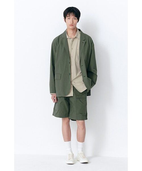 MUSINSA STANDARD（ムシンサスタンダード）の「[シティレジャー] CN ベルト付きユーティリティショーツ [カーキ]（その他パンツ・メンズ・その他・42/36/34/32/30/31/33/26/27/28/29）」の13枚目の写真