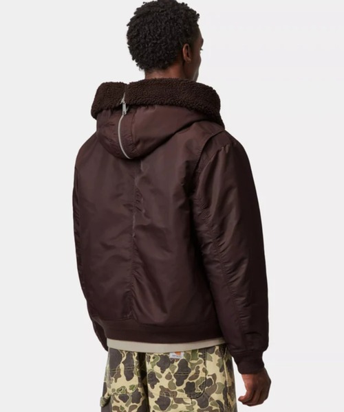 Carhartt WIP（カーハートダブリューアイピー）の「【Carhartt WIP】 HOODED OLTERA BOMBER（その他アウター・レディース・ブラック・MEDIUM）」の3枚目の写真