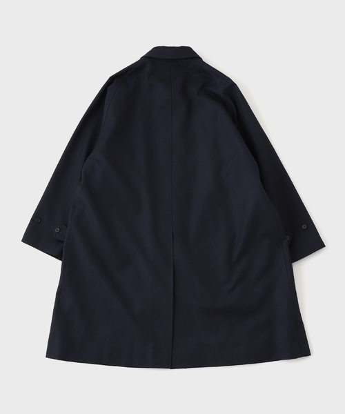 Kaptain Sunshine(キャプテン サンシャイン)の「KAPTAIN SUNSHINE /キャプテンサンシャイン Walker Coat(ステンカラーコート・メンズ・ネイビー・4/3)」の2枚目の写真