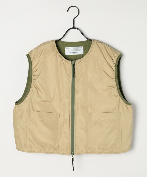 nikoand… WILLIAM B.ELIOTT リバーシブルキルトベスト セール】【WILLIAM B.ELIOTT】リバーシブルキルトベスト（ベスト