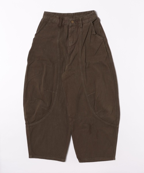 CANVAS+（キャンバスプラス）の「【CANVAS＋】立体スーパールーズワイドパンツ（その他パンツ・レディース・カーキ・L/M/S）」の13枚目の写真