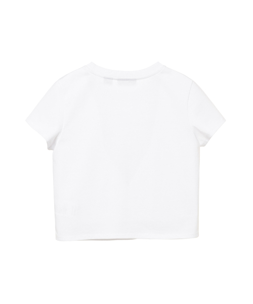 Opening Project（オープニングプロジェクト）の「W Cropped Symbol T Shirt - 3D / White（Tシャツ/カットソー・レディース・その他・1/2）」の7枚目の写真
