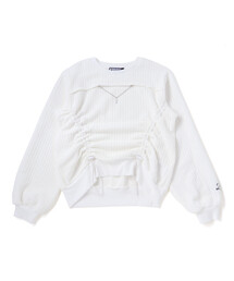 ZIDDY（ジディ）の「膨れジャガードﾄドロストトップス(130~160cm)（スウェット）」