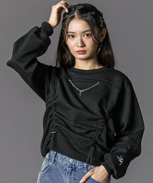 ZIDDY | 膨れジャガードトドロストトップス(130~160cm)(スウェット)