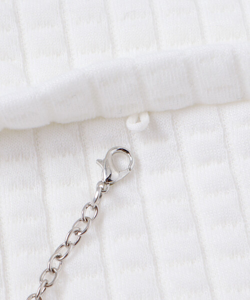 ZIDDY（ジディ）の「膨れジャガードﾄドロストトップス(130~160cm)（スウェット・キッズ・ホワイト/ブラック・140cm/FREE/150cm/130cm）」の10枚目の写真