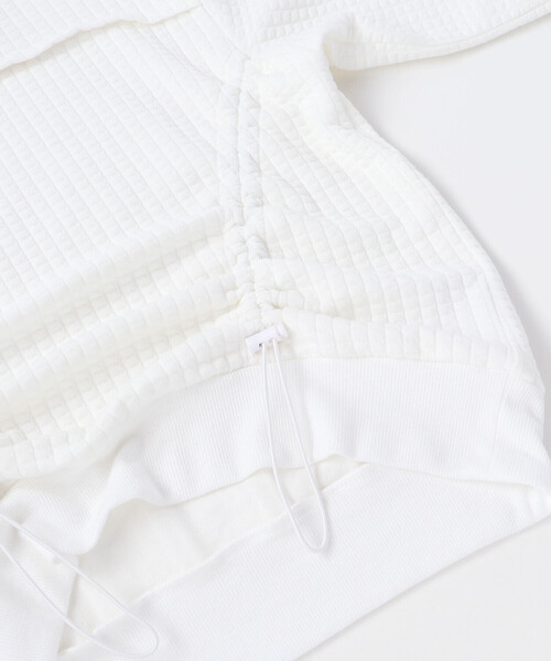 ZIDDY（ジディ）の「膨れジャガードﾄドロストトップス(130~160cm)（スウェット・キッズ・ホワイト/ブラック・140cm/FREE/150cm/130cm）」の14枚目の写真