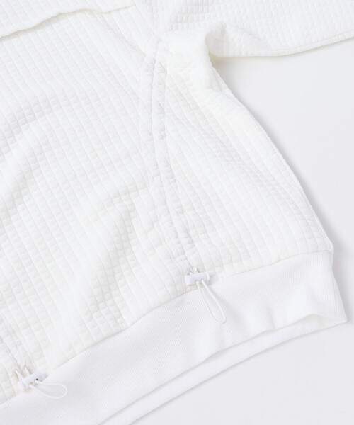 ZIDDY（ジディ）の「膨れジャガードﾄドロストトップス(130~160cm)（スウェット・キッズ・ホワイト/ブラック・140cm/FREE/150cm/130cm）」の15枚目の写真