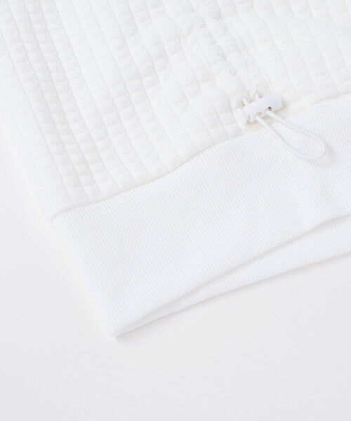 ZIDDY（ジディ）の「膨れジャガードﾄドロストトップス(130~160cm)（スウェット・キッズ・ホワイト/ブラック・140cm/FREE/150cm/130cm）」の17枚目の写真