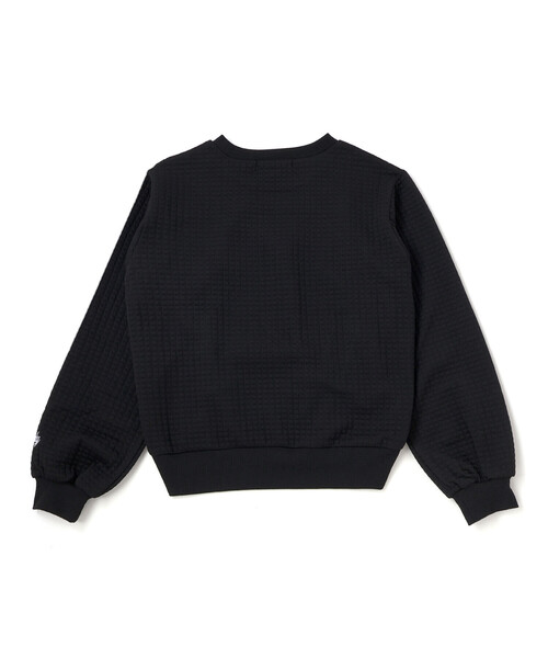 ZIDDY（ジディ）の「膨れジャガードﾄドロストトップス(130~160cm)（スウェット・キッズ・ホワイト/ブラック・140cm/FREE/150cm/130cm）」の21枚目の写真