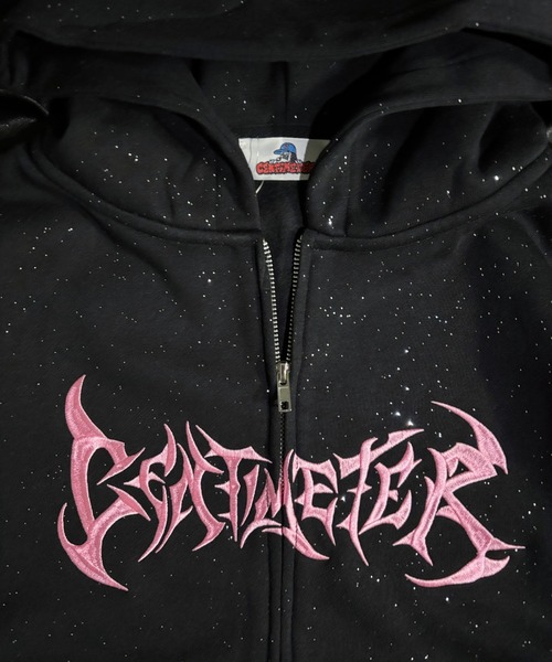 centimeter（センチメーター）の「Glitter zip hoodie（パーカー・メンズ・ネイビー/杢グレー/ブラック・SMALL/MEDIUM/LARGE）」の7枚目の写真
