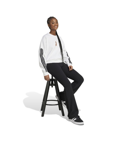 adidas（アディダス）の「【別注】アディダス adidas アニマル・グラフィック・スウェット 限定コラボ（スウェット・レディース・ホワイト/ブラウン/ブラック・S/M/L/XL）」の5枚目の写真
