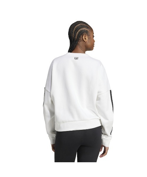adidas（アディダス）の「【別注】アディダス adidas アニマル・グラフィック・スウェット 限定コラボ（スウェット・レディース・ホワイト/ブラウン/ブラック・S/M/L/XL）」の4枚目の写真