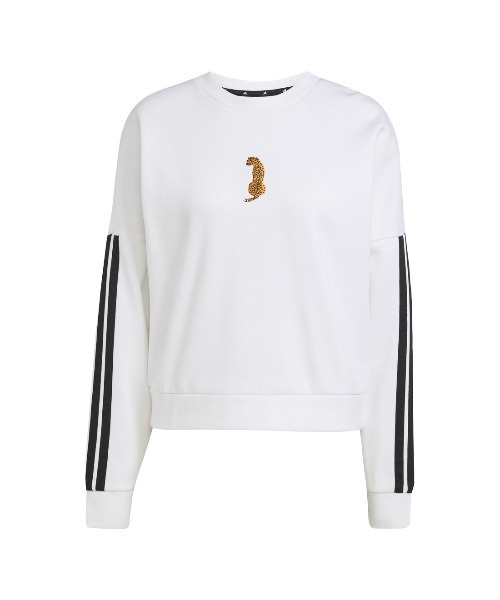 adidas（アディダス）の「【別注】アディダス adidas アニマル・グラフィック・スウェット 限定コラボ（スウェット・レディース・ホワイト/ブラウン/ブラック・S/M/L/XL）」の16枚目の写真