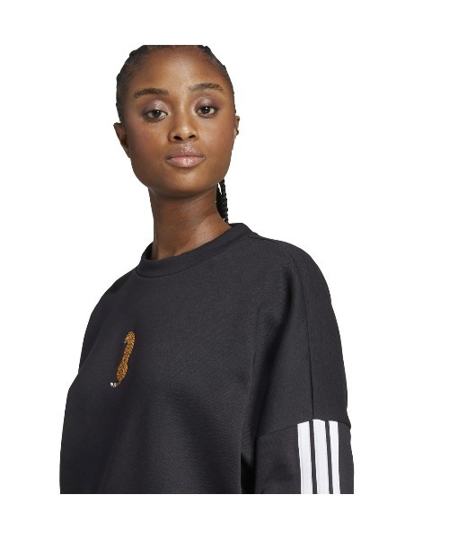 adidas（アディダス）の「【別注】アディダス adidas アニマル・グラフィック・スウェット 限定コラボ（スウェット・レディース・ホワイト/ブラウン/ブラック・S/M/L/XL）」の10枚目の写真