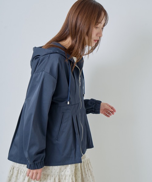 Kelen(ケレン)の「「KELEN / ケレン」ウエストタックデザインフードジャケット(その他アウター・レディース・カーキ/ベージュ/ネイビー・S/M)」の3枚目の写真