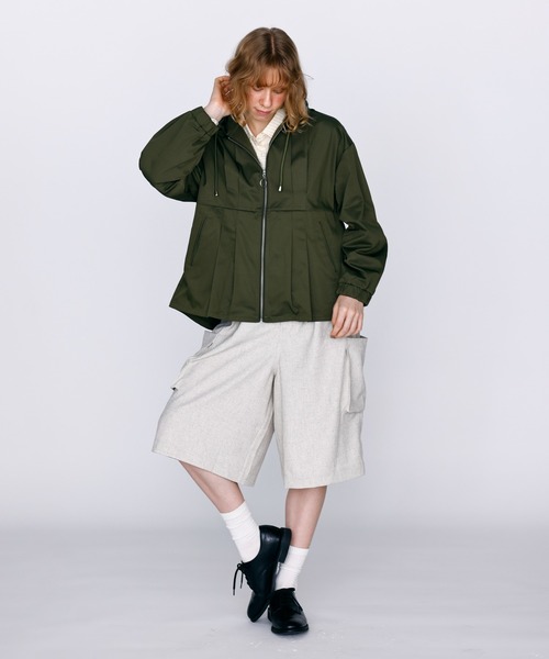 Kelen(ケレン)の「「KELEN / ケレン」ウエストタックデザインフードジャケット(その他アウター・レディース・カーキ/ベージュ/ネイビー・S/M)」の6枚目の写真