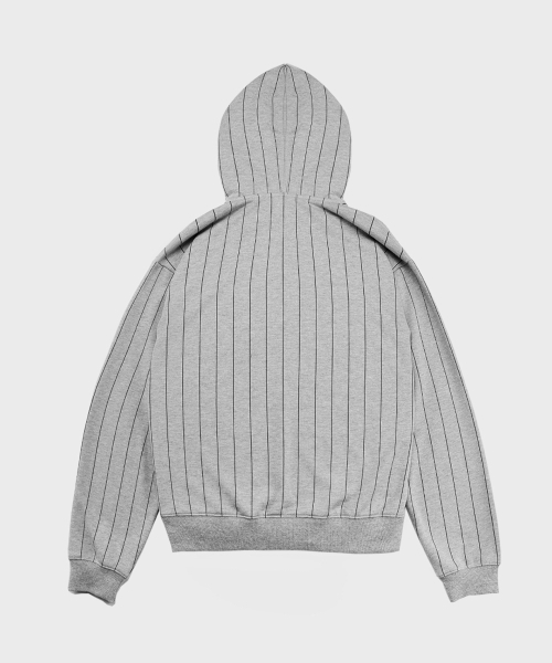 SAINTPAIN(セイントペイン)の「SP バーティカルストライプフードジップアップメランジグレー(パーカー・レディース・その他・MEDIUM/LARGE)」の2枚目の写真
