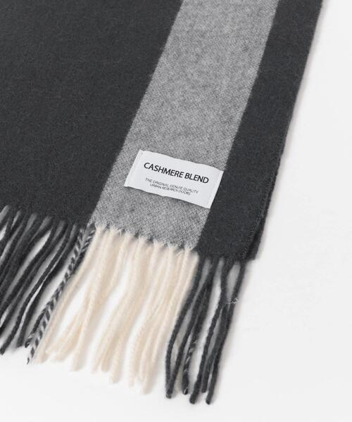 URBAN RESEARCH DOORS(アーバンリサーチドアーズ)の「カシミヤブレンドストライプマフラー(マフラー・メンズ・スミクロ/パープル/ブルー・-)」の5枚目の写真