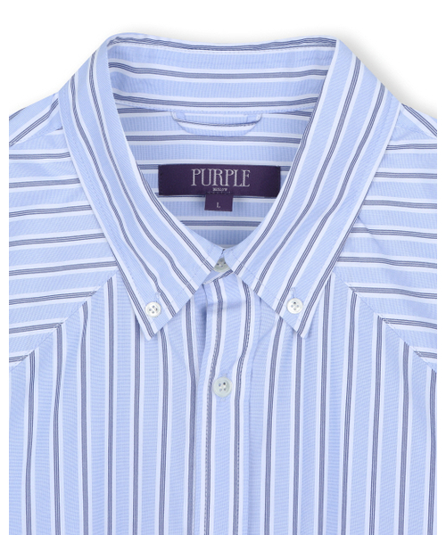 BESLOW(ビースロー)の「WESTERN STRIPE BUTTON DOWN SHIRTS SKY BLUE(シャツ/ブラウス・メンズ・その他・SMALL/MEDIUM/LARGE/X-LARGE)」の2枚目の写真