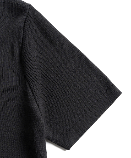 WILD BRICKS(ワイルドブリックス)の「W23 ニットポロシャツ(アッシュブラック)(ポロシャツ・メンズ・その他・MEDIUM/LARGE)」の5枚目の写真