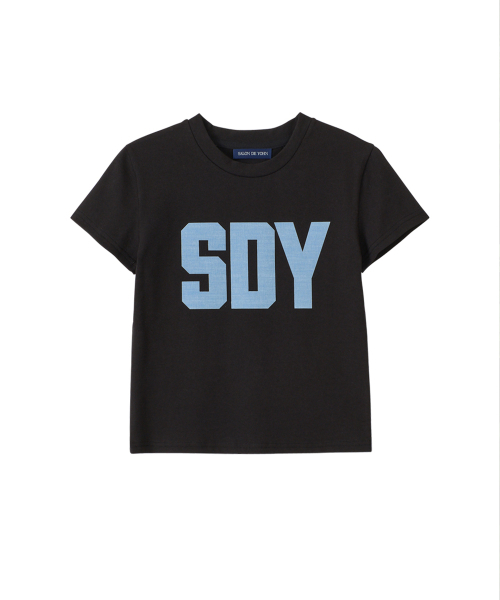 SALON DE YOHN(サロンドヨーン)の「SDY Logo Crop T_ Black(Tシャツ/カットソー・レディース・その他・SMALL/MEDIUM)」の4枚目の写真