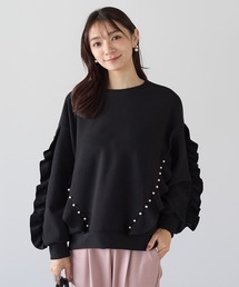 Neige（ネージュ）の「パールリュクス裏起毛トップス（Tシャツ/カットソー）」