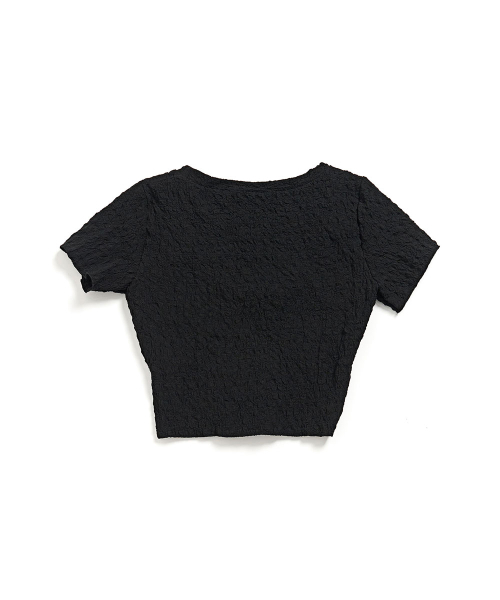 SCHISM INDUCING(スキズムインデューシング)の「CRINKLED T SHIRT_BLACK(Tシャツ/カットソー・レディース・その他・FREE)」の12枚目の写真