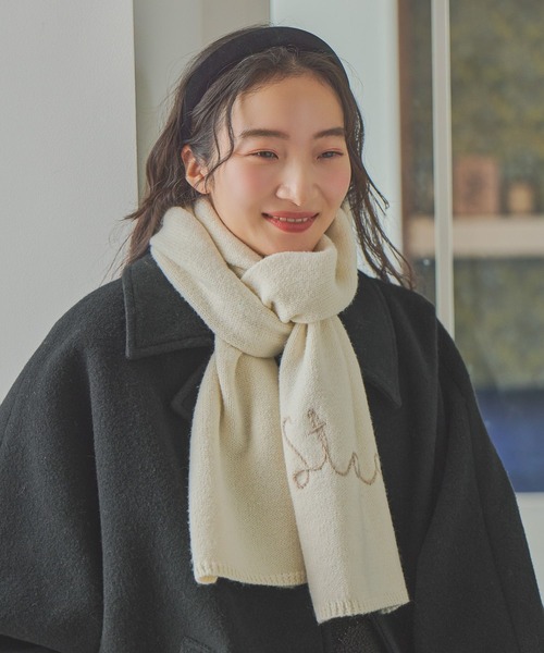 セール】オリジナルメッセージマフラー（ストール/ショール）｜niko