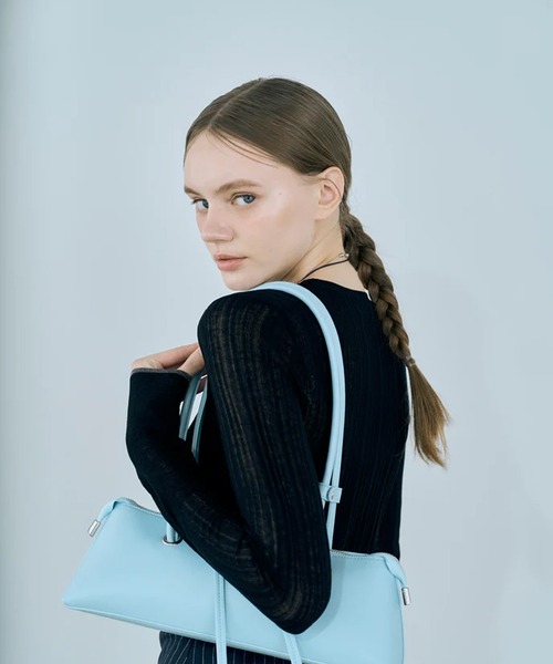 merrylatte（メリーラテ）の「rib sheer tops（Tシャツ/カットソー・レディース・ホワイト/ブラック・FREE）」の7枚目の写真