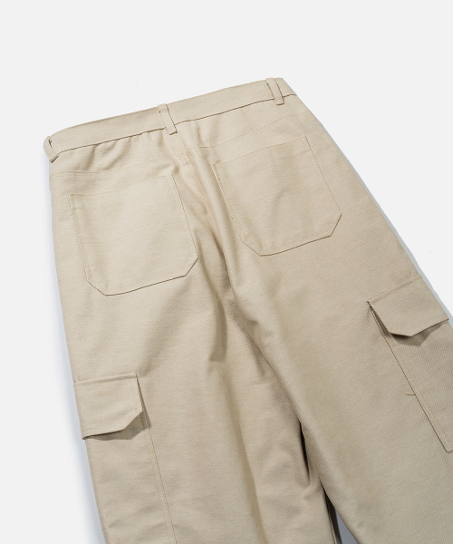 VASTIC(バスティック)の「ワイドカーゴデニムパンツ_ベージュ(デニムパンツ・メンズ・その他・MEDIUM/LARGE/X-LARGE)」の7枚目の写真