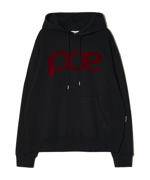PIECEMAKER(ピースメーカー)の「PCE VELVET LOGO HOODIE (BLACK)(パーカー・レディース・その他・SMALL/MEDIUM/LARGE)」の3枚目の写真