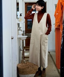 Sunny clouds | サニークラウズ　キャンバス天ジャンパースカート〈レディース〉(ジャンパースカート)