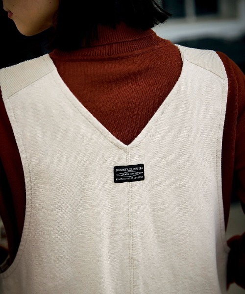 Sunny clouds（サニークラウズ）の「サニークラウズ　キャンバス天ジャンパースカート〈レディース〉（ジャンパースカート・レディース・オフホワイト・MP/M/L/LL/3L）」の7枚目の写真