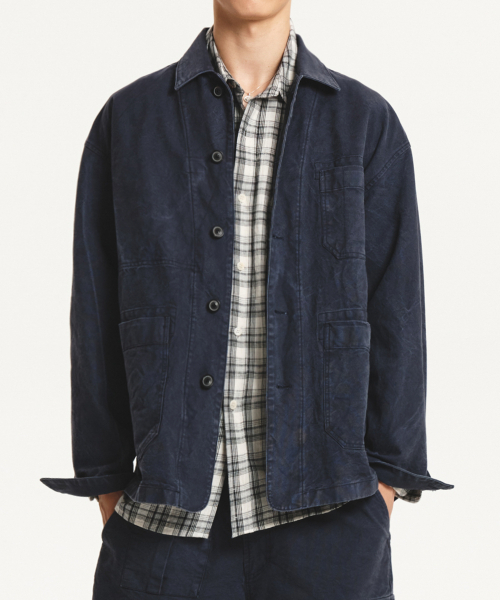 GARDEN EXPRESS(ガーデンエクスプレス)の「Gardener work jacket (navy)(デニムジャケット・メンズ・その他・LARGE/X-LARGE)」の1枚目の写真