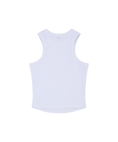 THEPORTA(ザ ポルタ)の「ESSENTIAL RIBBED TANK TOP, WHITE(Tシャツ/カットソー・レディース・その他・FREE)」の2枚目の写真