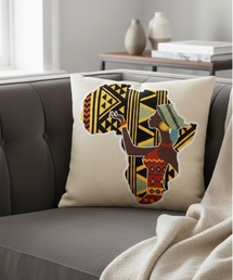 IO（イオ）（イオ）の「IO Select / アートパネル刺繍 ハンドステッチ風 45×45cm デザインクッションカバー YWG-0004（クッション/クッションカバー）」