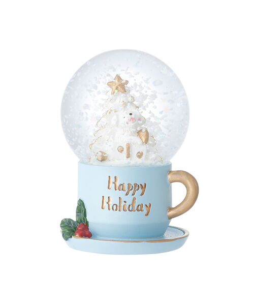 Francfranc（フランフラン）の「クリスマス ハンカチ＆スノードームセット ツリー ライトブルー ギフト プレゼント クリスマス 女性（タオル・レディース・ライトブルー・FREE）」の4枚目の写真