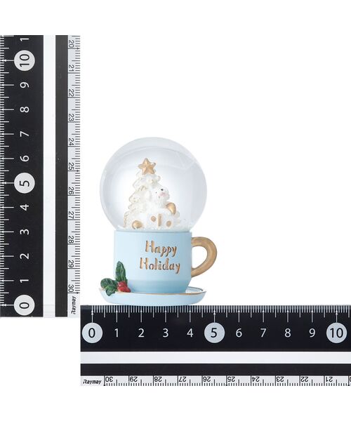 Francfranc（フランフラン）の「クリスマス ハンカチ＆スノードームセット ツリー ライトブルー ギフト プレゼント クリスマス 女性（タオル・レディース・ライトブルー・FREE）」の7枚目の写真