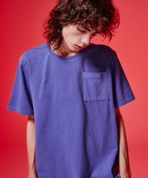 GALEX（ギャレックス）の「デイリーポケットショートスリーブピグメントブルー GA4284 BL（Tシャツ/カットソー）」