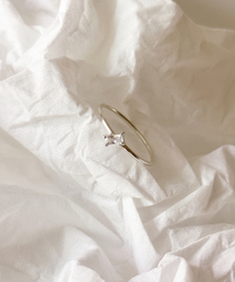CODE.H（コード エイチ）の「(Silver 925) Slash Cubic Ring（リング）」