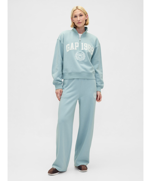 セール】ヴィンテージソフト Gap1969ロゴ ハーフジップ プルオーバー