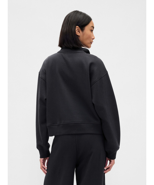 GAP(ギャップ)の「ヴィンテージソフト Gap1969ロゴ ハーフジップ プルオーバー(スウェット・レディース・ブラック/ライトブルー/ブラウン/ピンク/グレー・XS/XXS/XL/L/M/S)」の9枚目の写真