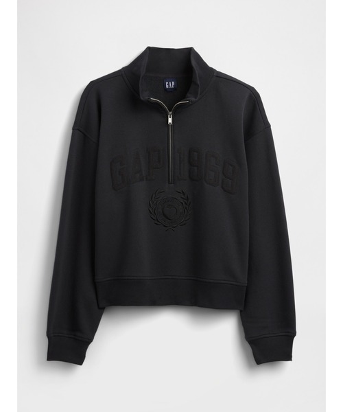GAP(ギャップ)の「ヴィンテージソフト Gap1969ロゴ ハーフジップ プルオーバー(スウェット・レディース・ブラック/ライトブルー/ブラウン/ピンク/グレー・XS/XXS/XL/L/M/S)」の13枚目の写真
