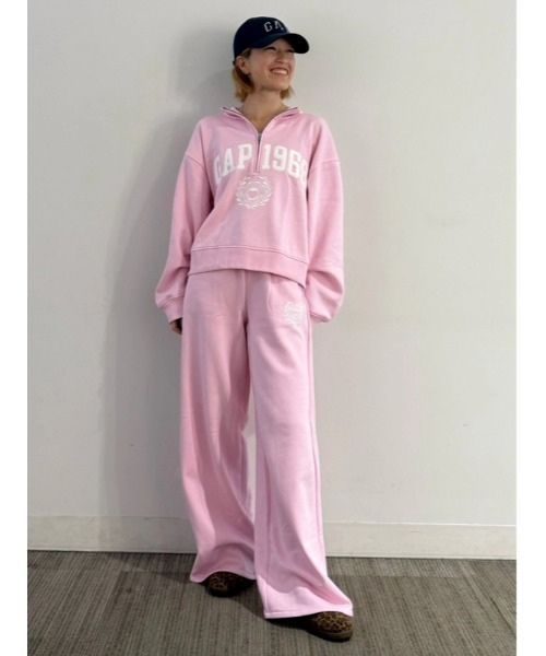 セール】ヴィンテージソフト Gap1969ロゴ ハーフジップ プルオーバー