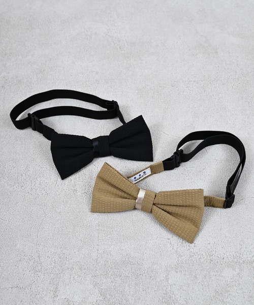 MARKEY'S（マーキーズ）の「ポリサッカー蝶ネクタイ（蝶ネクタイ・キッズ・ベージュ/ブラック・FREE）」の4枚目の写真